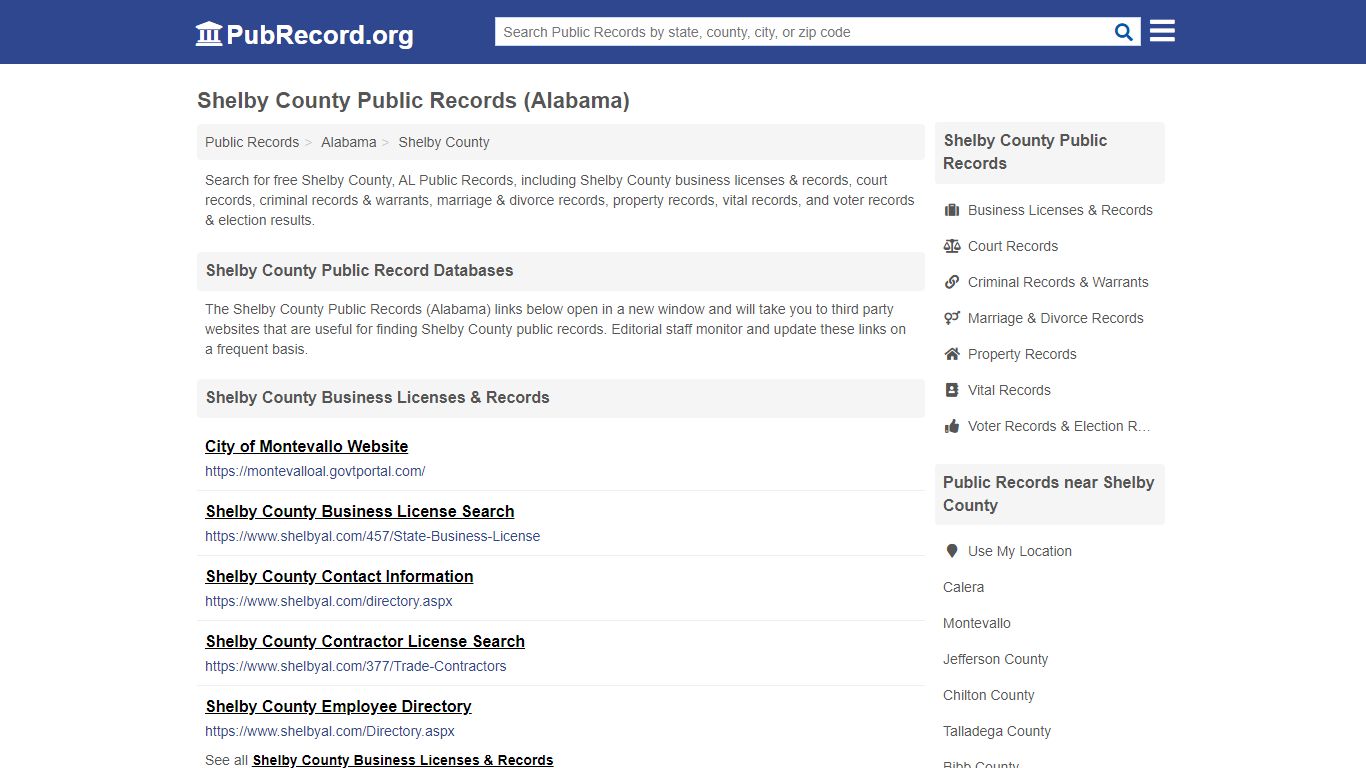 Free Shelby County Public Records (Alabama Public Records)
